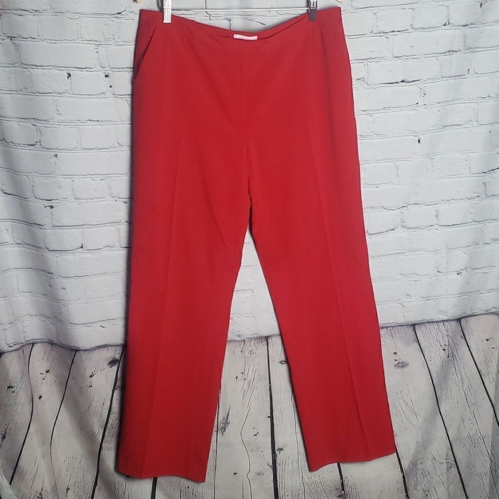 Calvin Klein Red Dress Pants